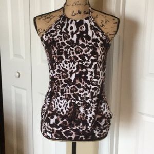 Venus brand leopard halter top